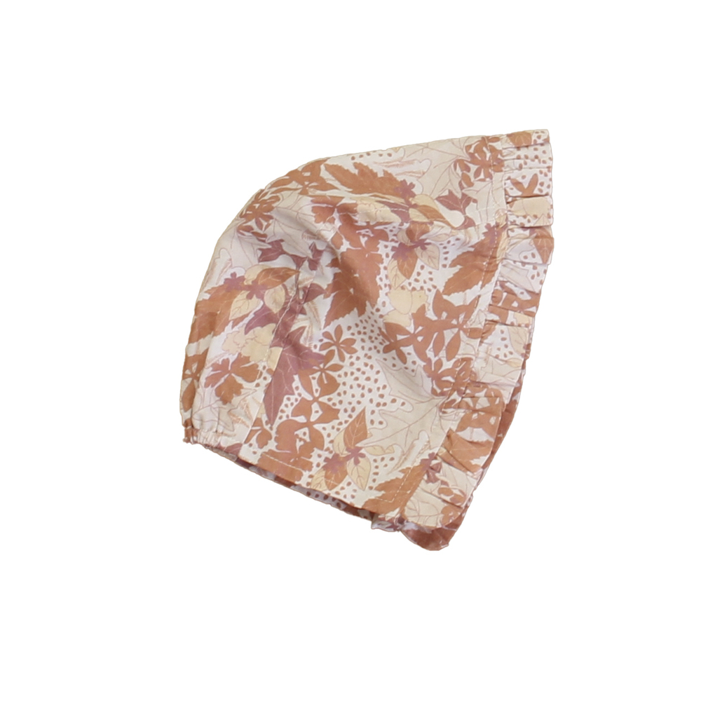Kate Quinn Organics Girls Pink Floral Hat size: 12-18 Months